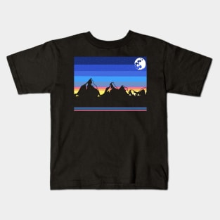 MOUNTAINS AESTHETICS Kids T-Shirt